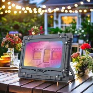 Đèn Năng Lượng Mặt Trời Đổi Màu 100w Bluetooth (TDL-AW) Thành Đạt Led