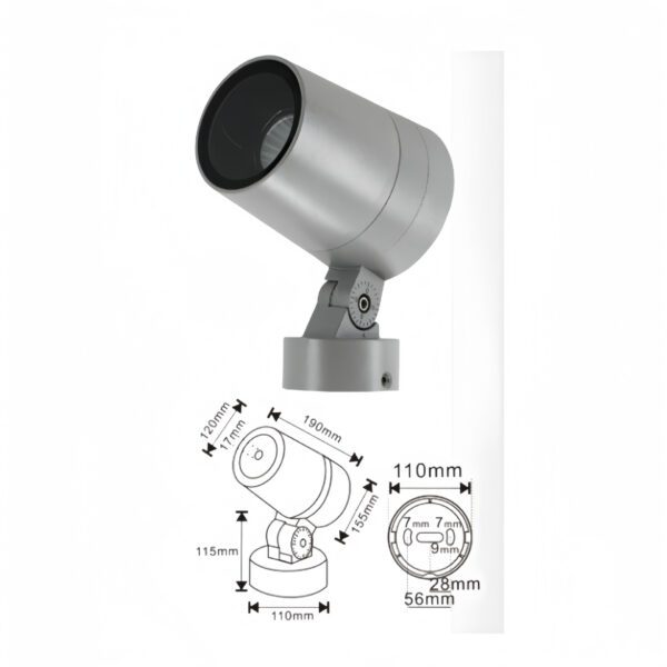 Đèn Rọi Cột Cao Cấp 30w (TDL-038) Thành Đạt Led