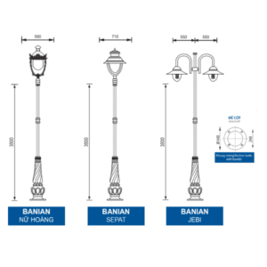 Cột Đèn trang trí TDL-DC05B