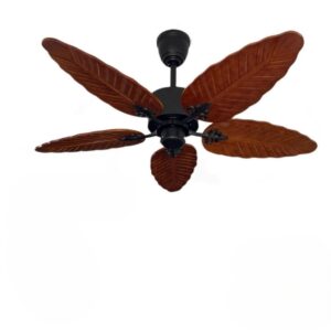 Quạt trần trang trí  166 cánh gỗ tự nhiên 5 Cánh - Thành Đạt Led